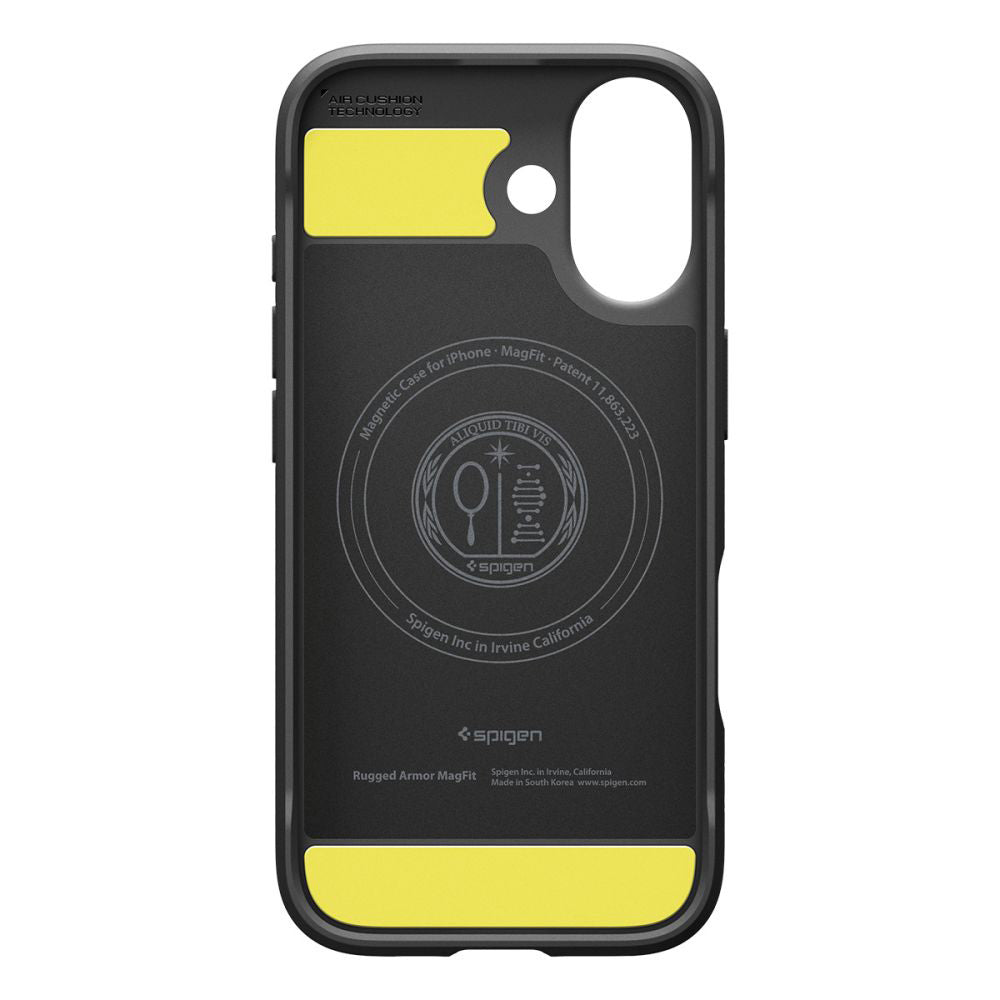 Pouzdro MagSafe pro Apple iPhone 17, Spigen, Rugged Armor, Matně černé ACS10367