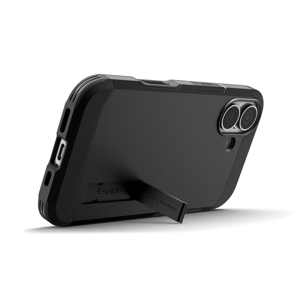 Pouzdro MagSafe pro Apple iPhone 17, Spigen, Tough Armor T, Černé ACS10391