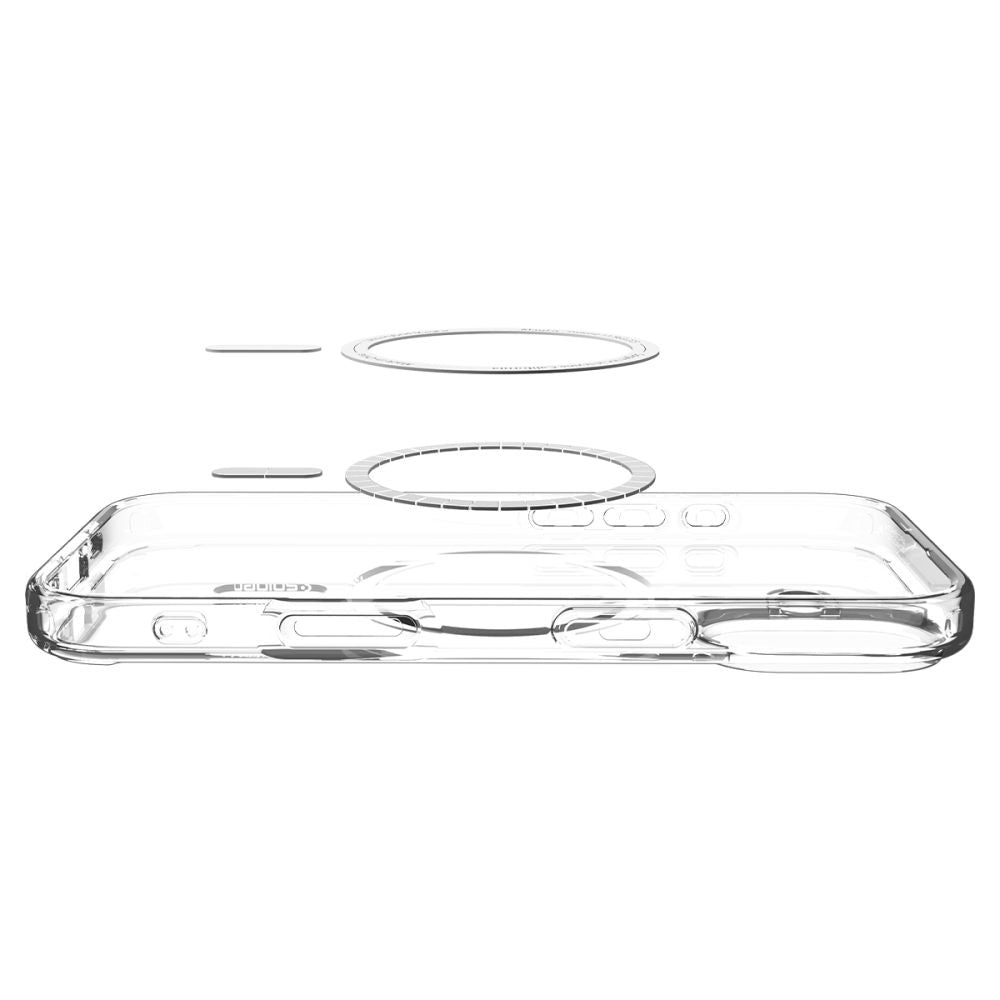 Pouzdro MagSafe pro Apple iPhone 17, Spigen, Ultra Hybrid, Saténově bílé