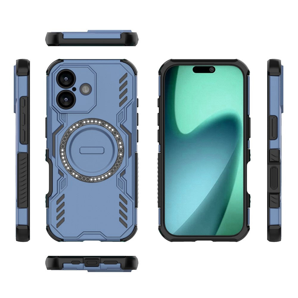 Pouzdro MagSafe pro Apple iPhone 17, Techsuit, ArmorMag, Modrá