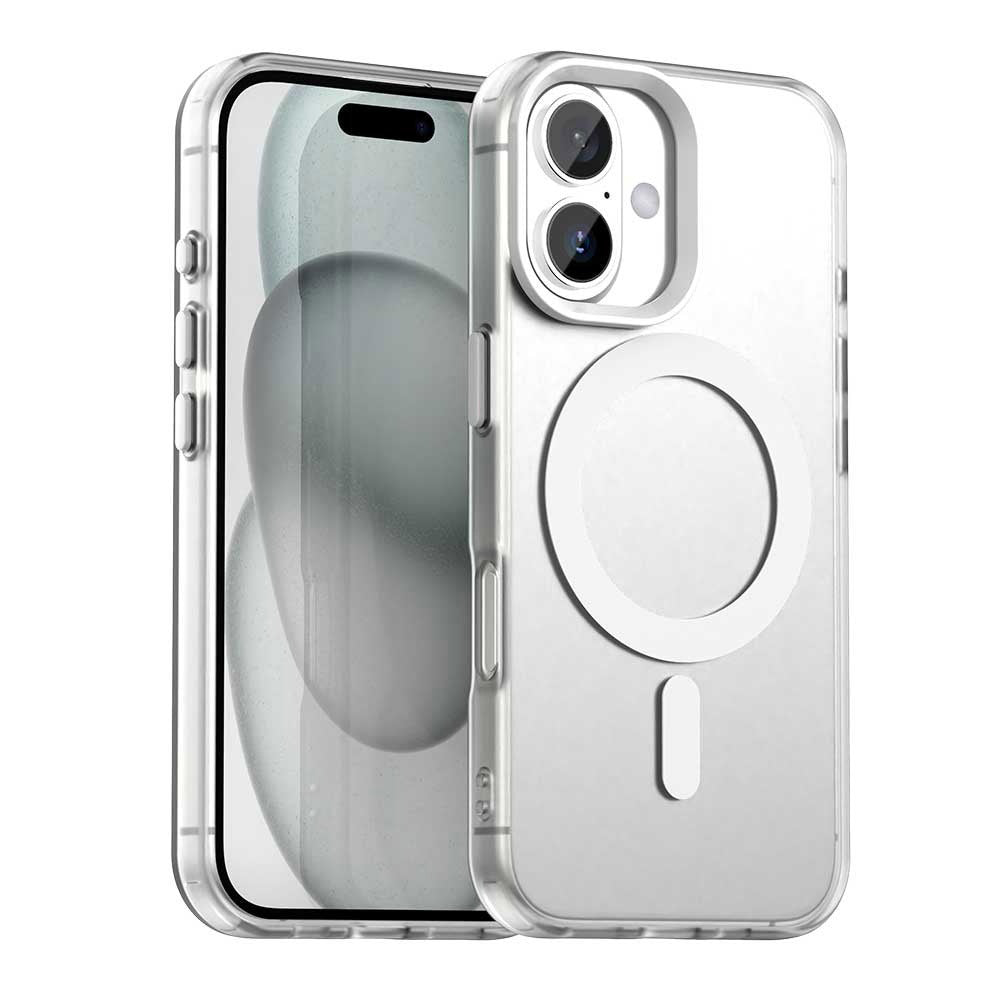 MagSafe Case for Apple iPhone 17, Techsuit, CandyCase, White