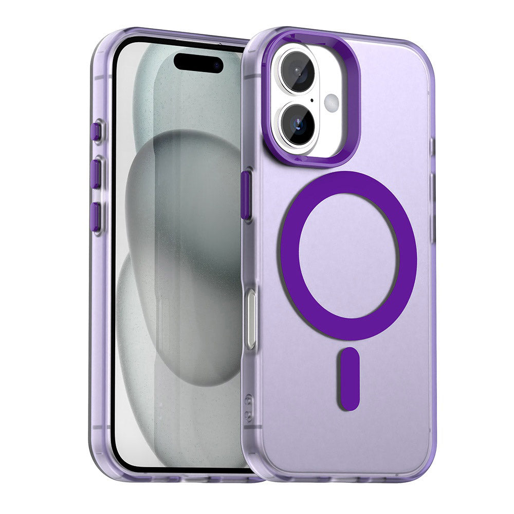 Pouzdro MagSafe pro Apple iPhone 17, Techsuit, CandyCase, Fialová