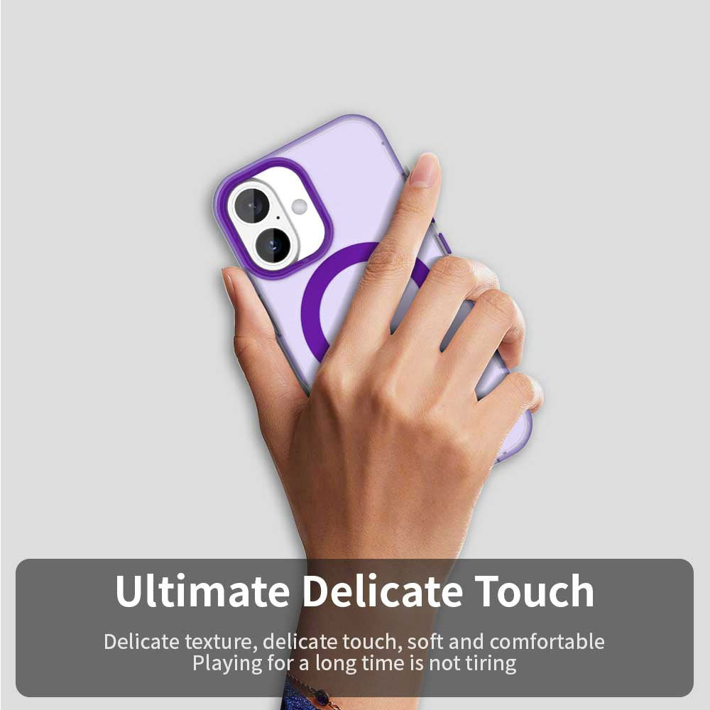 Pouzdro MagSafe pro Apple iPhone 17, Techsuit, CandyCase, Fialová
