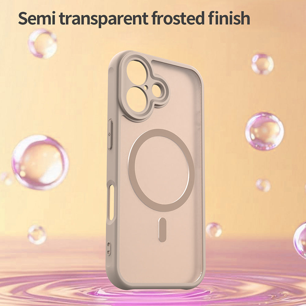 Pouzdro MagSafe pro Apple iPhone 17, Techsuit, HaloFrost II, Zlaté
