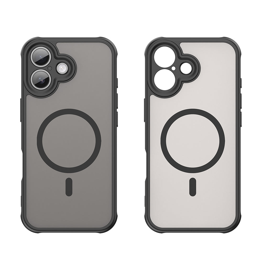 MagSafe Case for Apple iPhone 17, Techsuit, HaloFrost II, Black