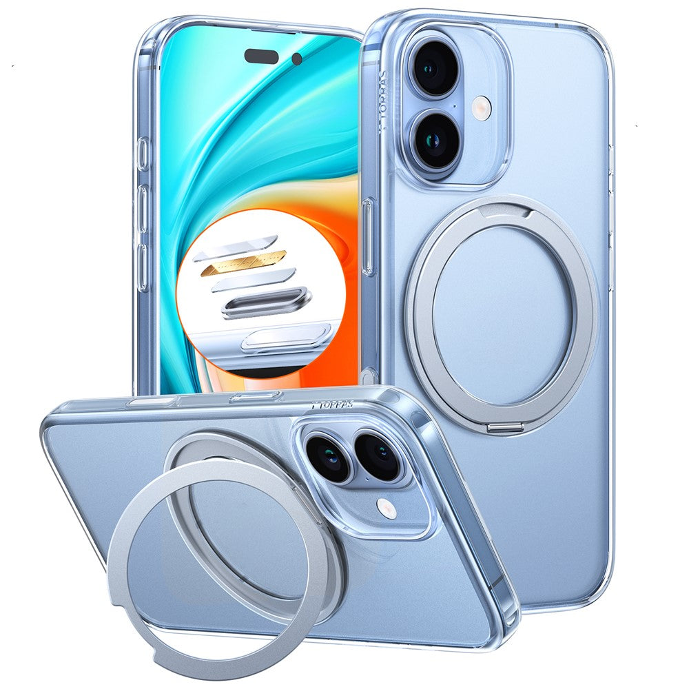 Pouzdro MagSafe pro Apple iPhone 17, Torras, Ostand Pro, Průhledné
