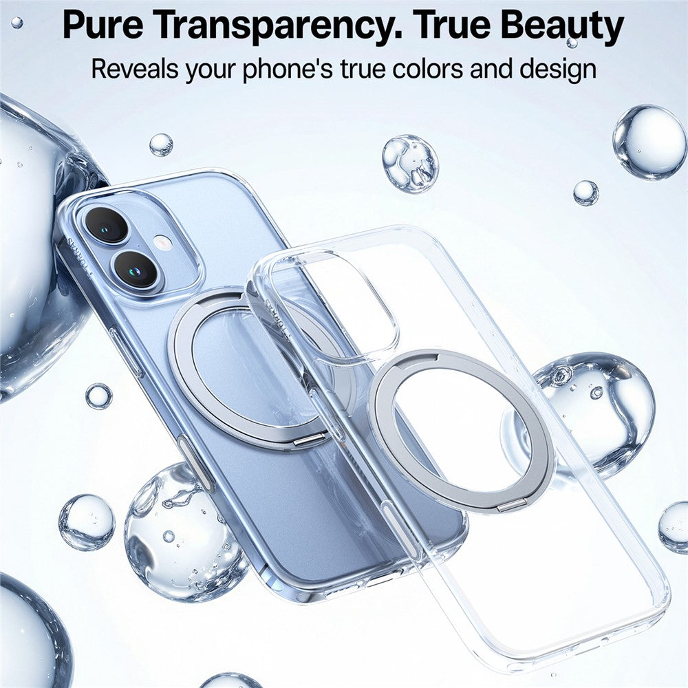 Pouzdro MagSafe pro Apple iPhone 17, Torras, Ostand Pro, Průhledné