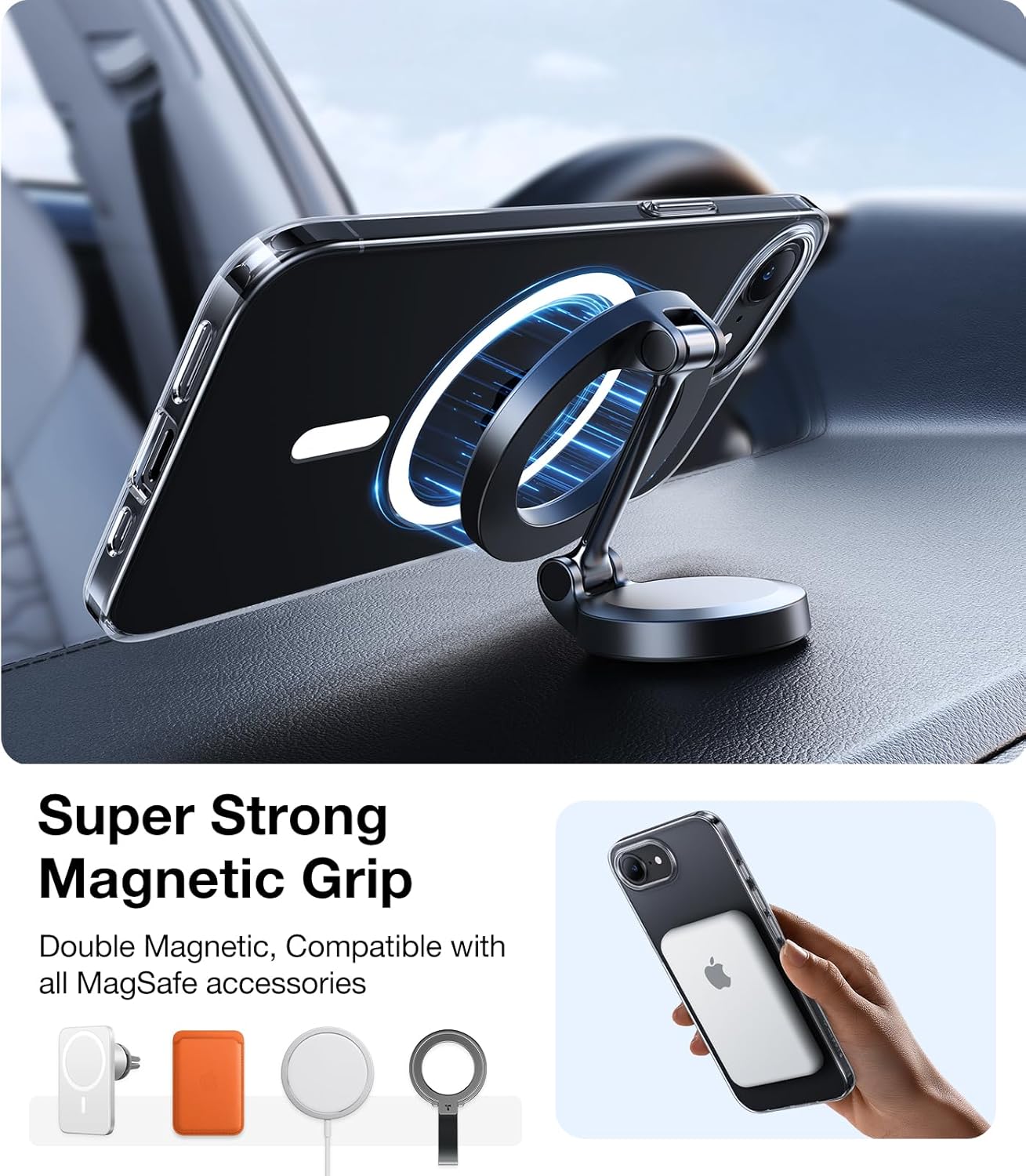 Pouzdro MagSafe pro Apple iPhone 17, Torras, SlimFit, Černá