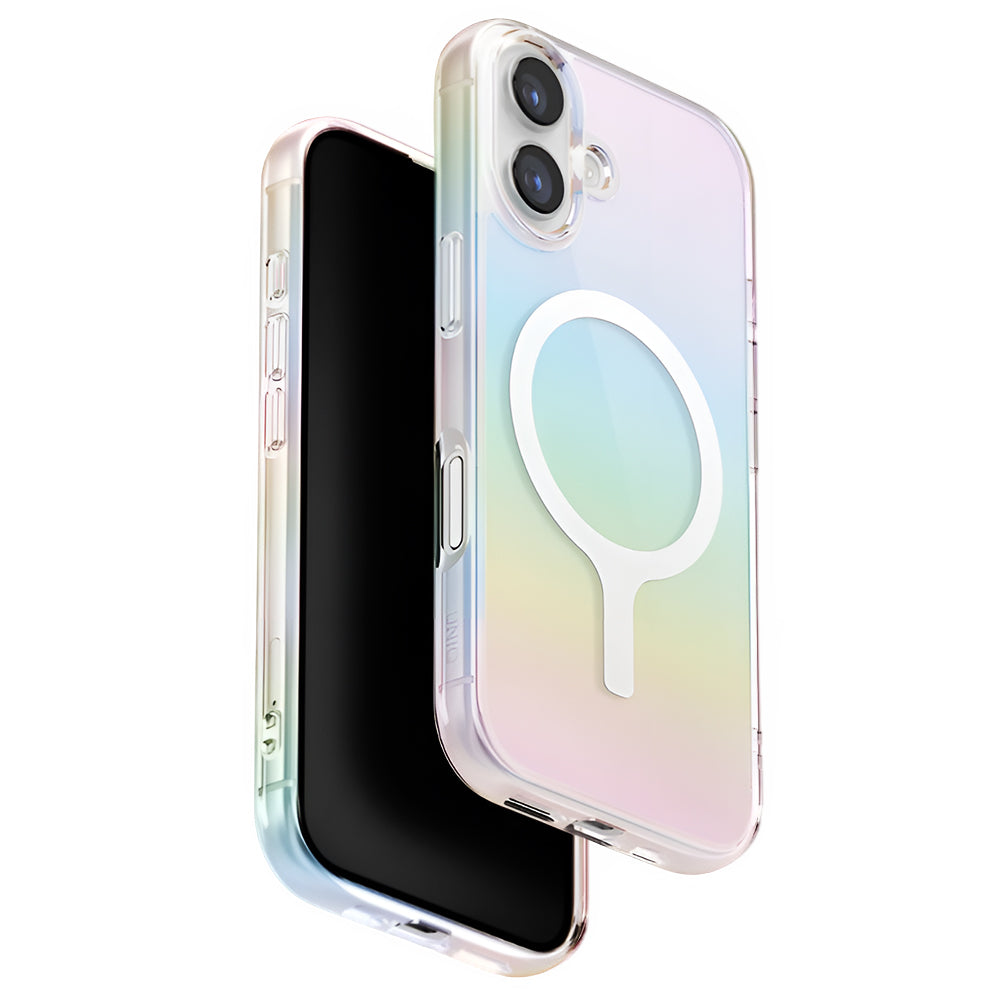 Pouzdro MagSafe pro Apple iPhone 17, UNIQ, Iridescia MagClick, Multicolor