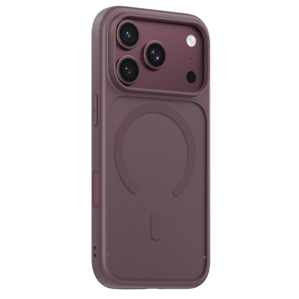 Pouzdro MagSafe pro Apple iPhone 18 Pro / 17 Pro, Blueo, APE Anti-Drop, vínové