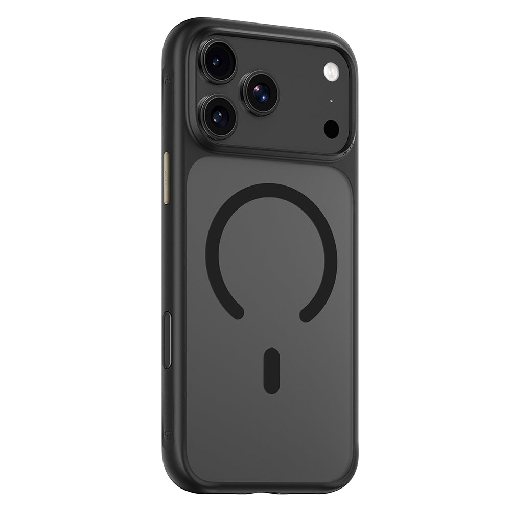 Pouzdro MagSafe pro Apple iPhone 18 Pro / 17 Pro, Blueo, šetrné k pokožce, odolné proti pádu, saténově černé