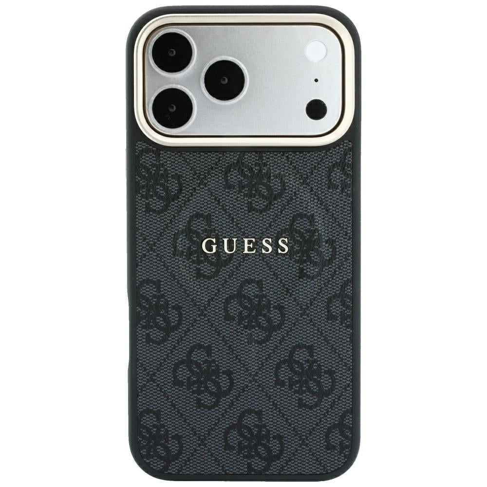 MagSafe pouzdro pro Apple iPhone 18 Pro / 17 Pro, Guess, 4G Embossed Classic, černé