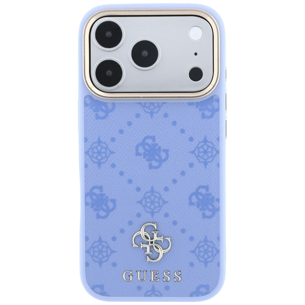 MagSafe pouzdro pro Apple iPhone 18 Pro / 17 Pro, Guess, Peony 4G Small Logo, Bleu