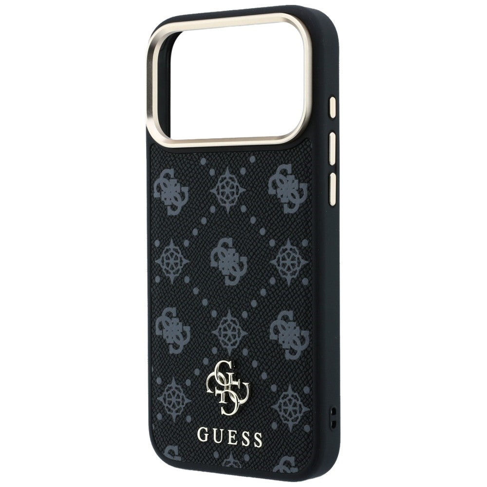 MagSafe pouzdro pro Apple iPhone 18 Pro / 17 Pro, Guess, Peony 4G Small Logo, Černé