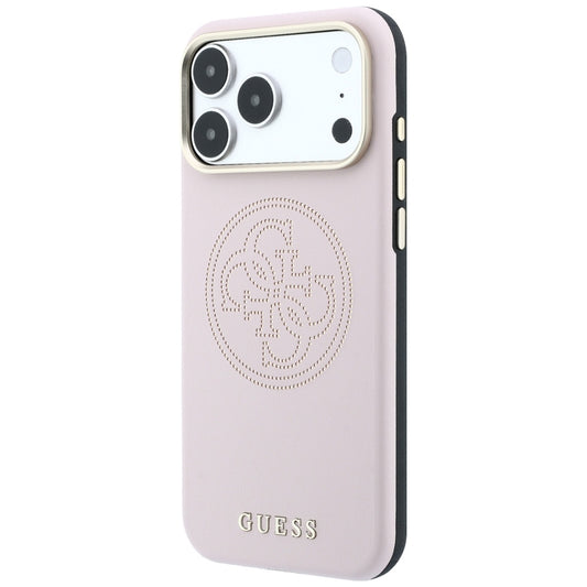 MagSafe pouzdro pro Apple iPhone 18 Pro / 17 Pro, Guess, Perforated 4G, Růžové