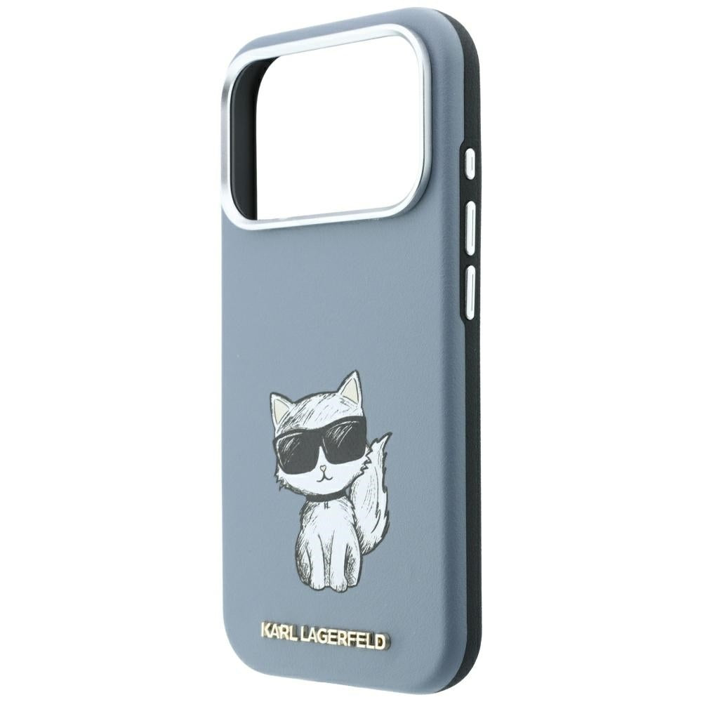 MagSafe pouzdro pro Apple iPhone 18 Pro / 17 Pro, Karl Lagerfeld, Choupette Sketch, Bleu
