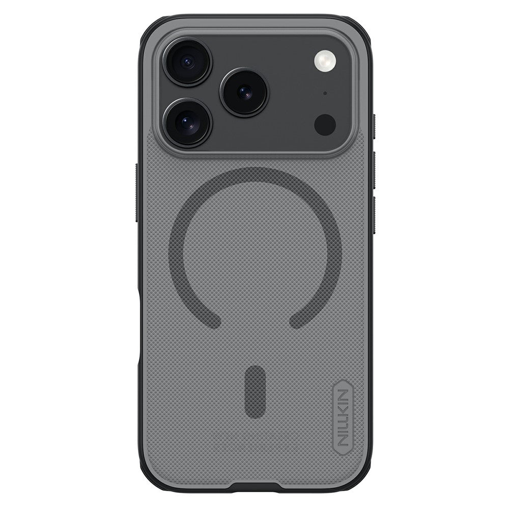MagSafe pouzdro pro Apple iPhone 18 Pro / 17 Pro, Nillkin, Super Shield Pro, Černé Průhledné Matné