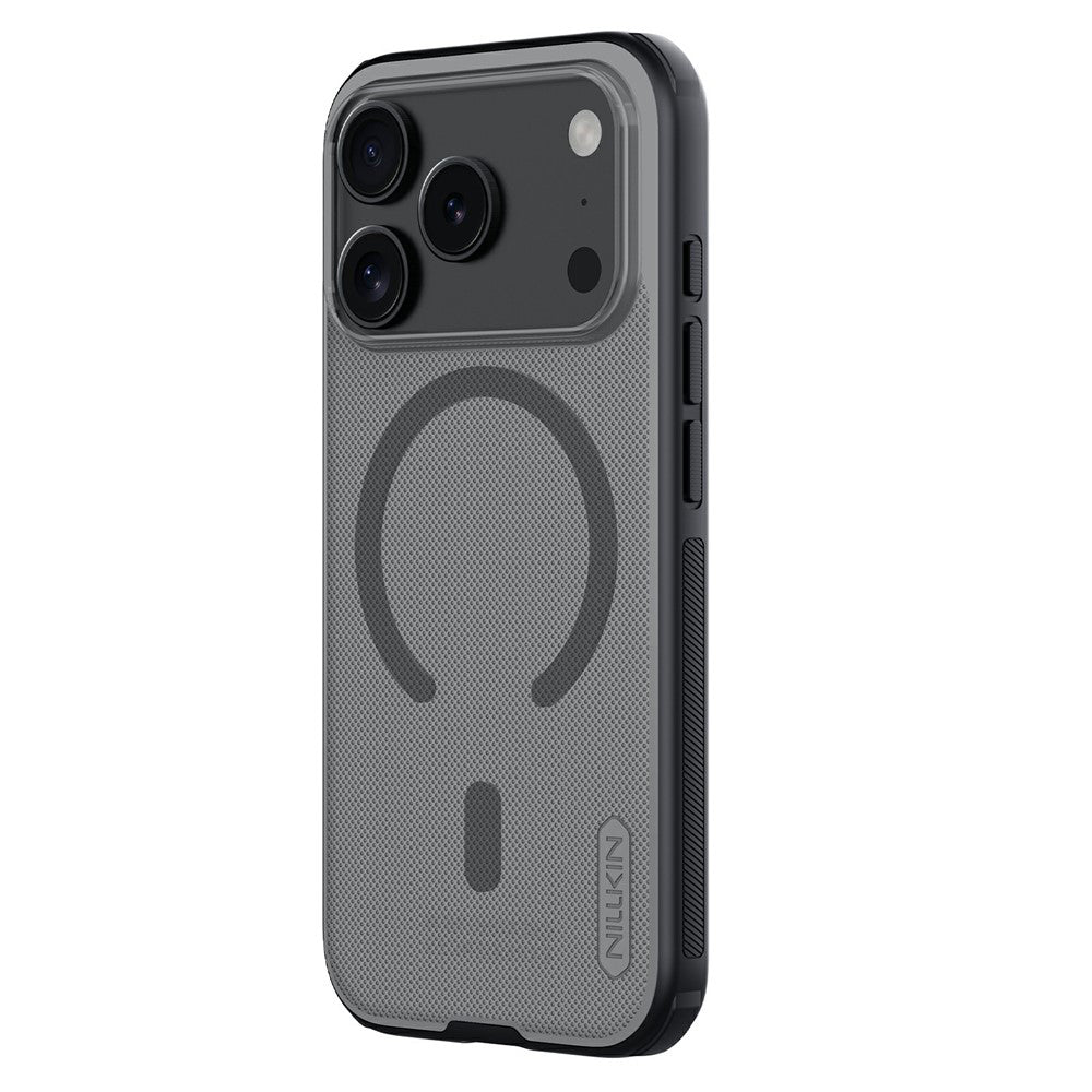 MagSafe pouzdro pro Apple iPhone 18 Pro / 17 Pro, Nillkin, Super Shield Pro, Černé Průhledné Matné
