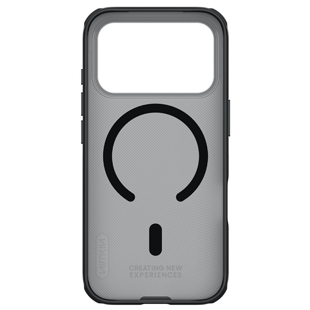 MagSafe pouzdro pro Apple iPhone 18 Pro / 17 Pro, Nillkin, Super Shield Pro, Černé Průhledné Matné