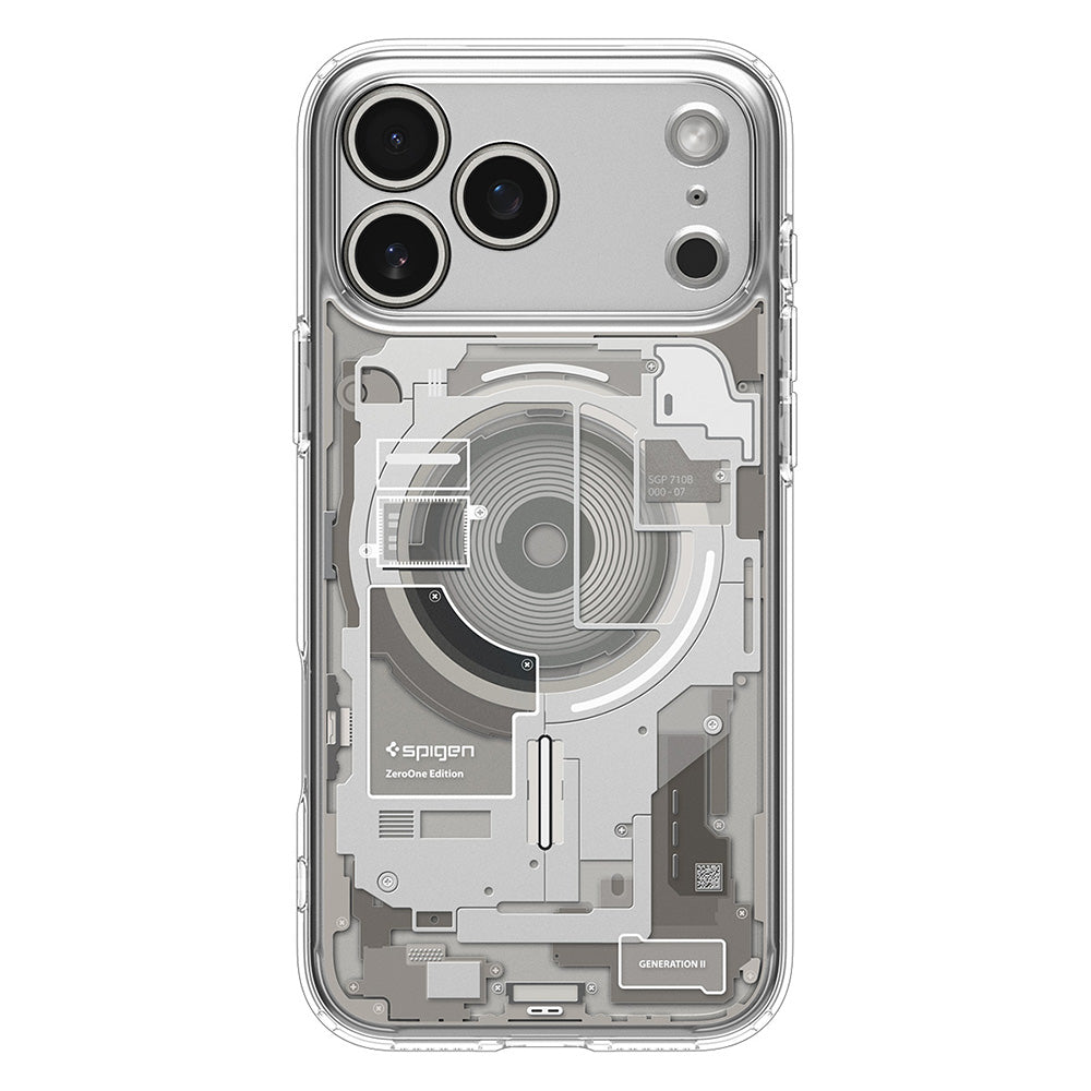 MagSafe pouzdro pro Apple iPhone 18 Pro / 17 Pro, Spigen, Ultra Hybrid Neo One, Transparentní ACS12166