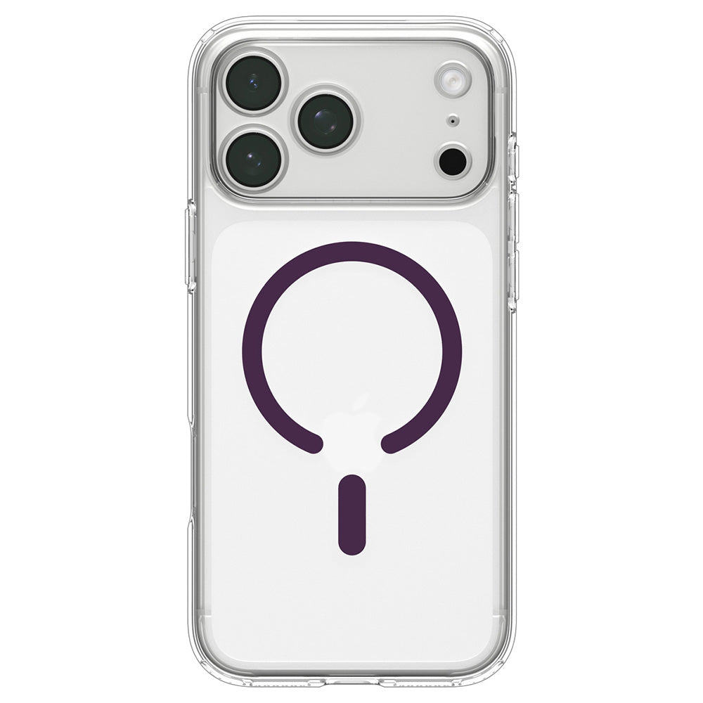 Pouzdro MagSafe pro Apple iPhone 18 Pro / 17 Pro, Spigen, Ultra Hybrid, průhledné vínové ACS12335