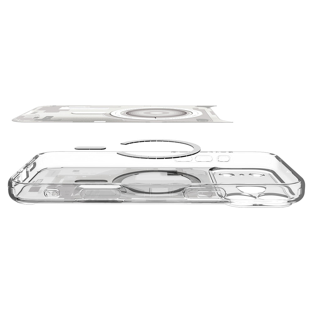 MagSafe pouzdro pro Apple iPhone 18 Pro / 17 Pro, Spigen, Ultra Hybrid Zero One, bílé ACS12163