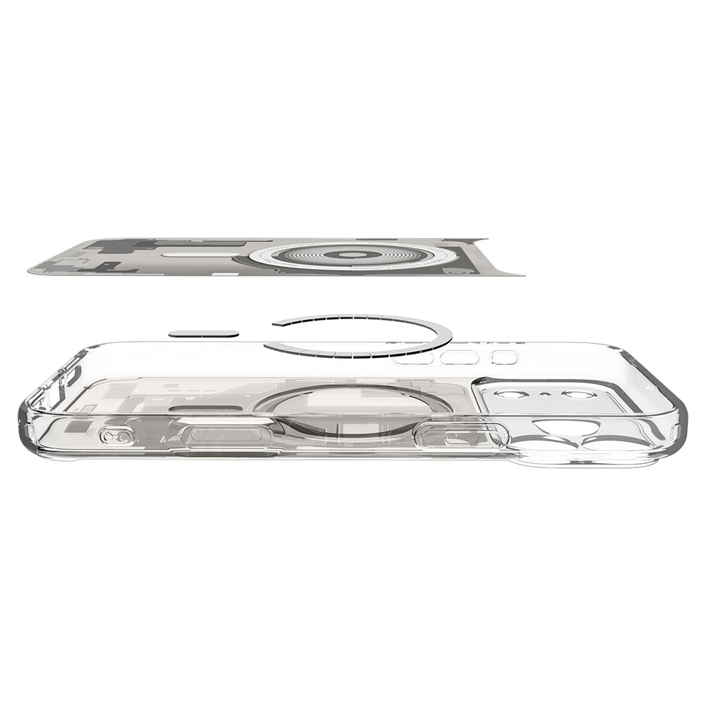 MagSafe pouzdro pro Apple iPhone 18 Pro / 17 Pro, Spigen, Ultra Hybrid Zero One, béžové ACS12164