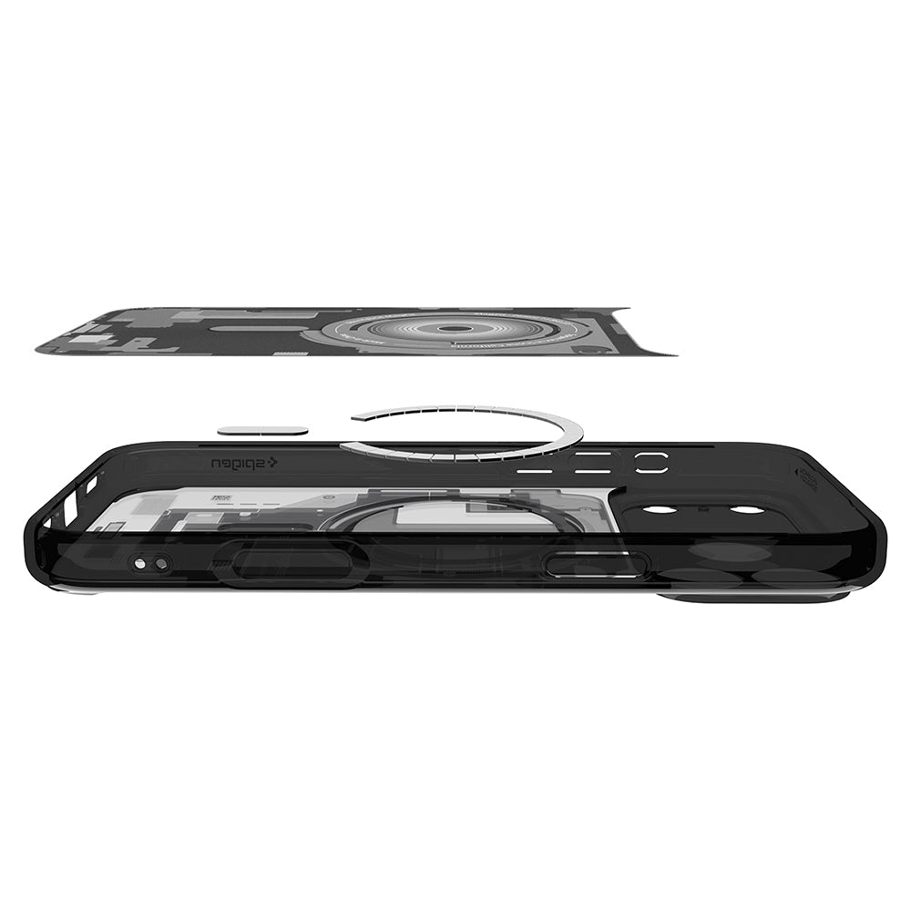 MagSafe pouzdro pro Apple iPhone 18 Pro / 17 Pro, Spigen, Ultra Hybrid Zero One, černé ACS12165