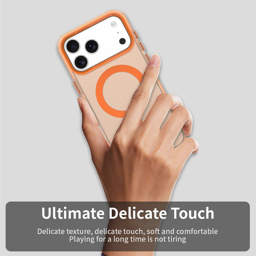 MagSafe pouzdro pro Apple iPhone 18 Pro / 17 Pro, Techsuit, CandyCase, Oranžové