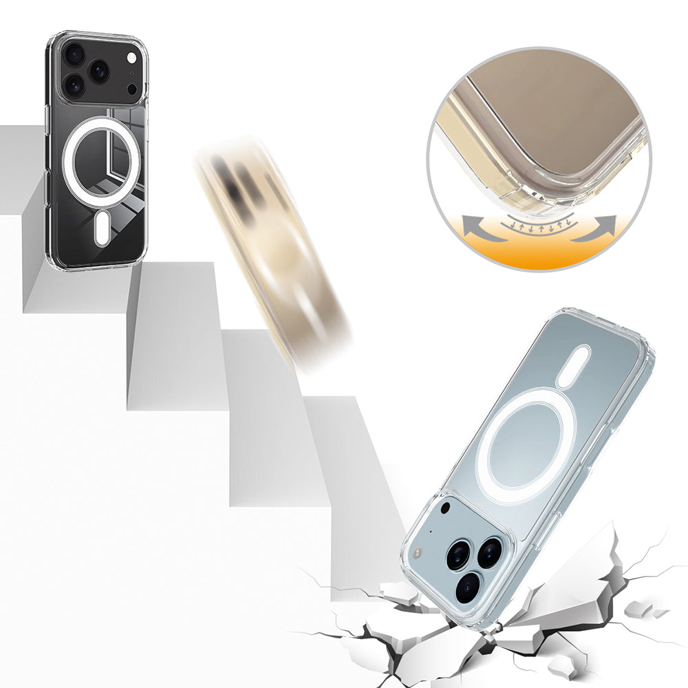 MagSafe pouzdro pro Apple iPhone 18 Pro / 17 Pro, Techsuit, Pro, Průhledné