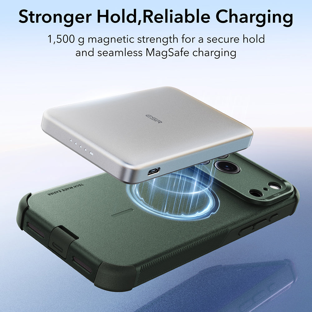 MagSafe pouzdro pro Apple iPhone 18 Pro Max / 17 Pro Max, ESR, Cyber, Zelené