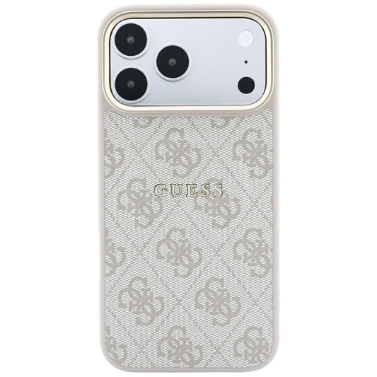 MagSafe pouzdro pro Apple iPhone 18 Pro Max / 17 Pro Max, Guess, 4G Embossed Classic, Růžové