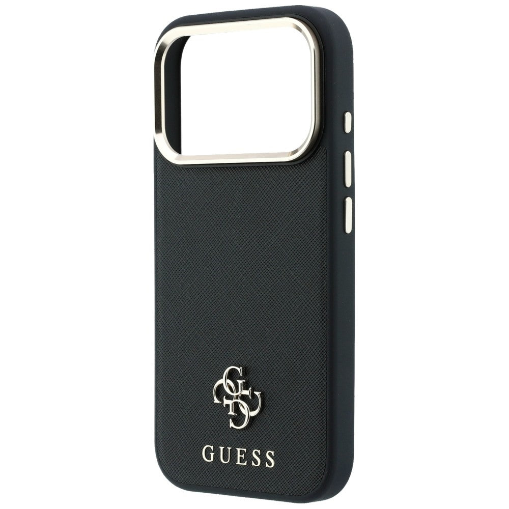 MagSafe pouzdro pro Apple iPhone 18 Pro Max / 17 Pro Max, Guess, Saffiano Small 4G Classic, černé