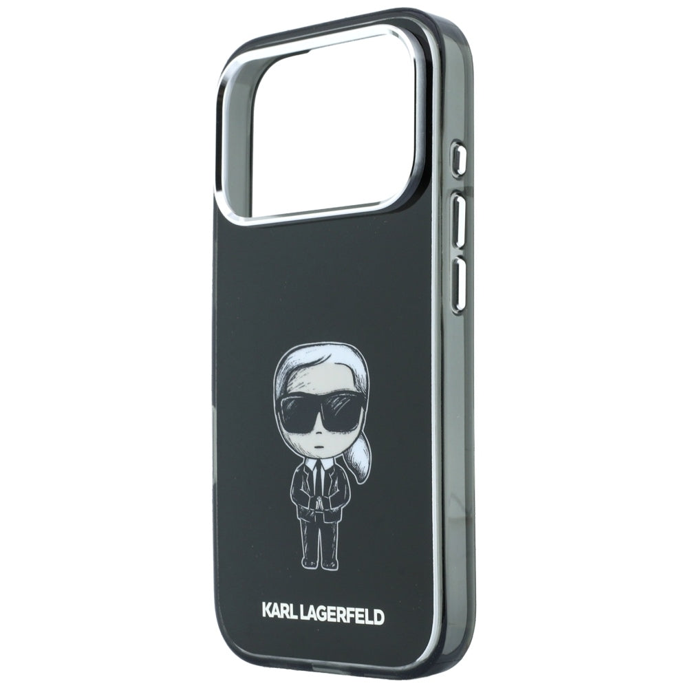 MagSafe pouzdro pro Apple iPhone 18 Pro Max / 17 Pro Max, Karl Lagerfeld, IML Ikonik Sketch Print, Černá