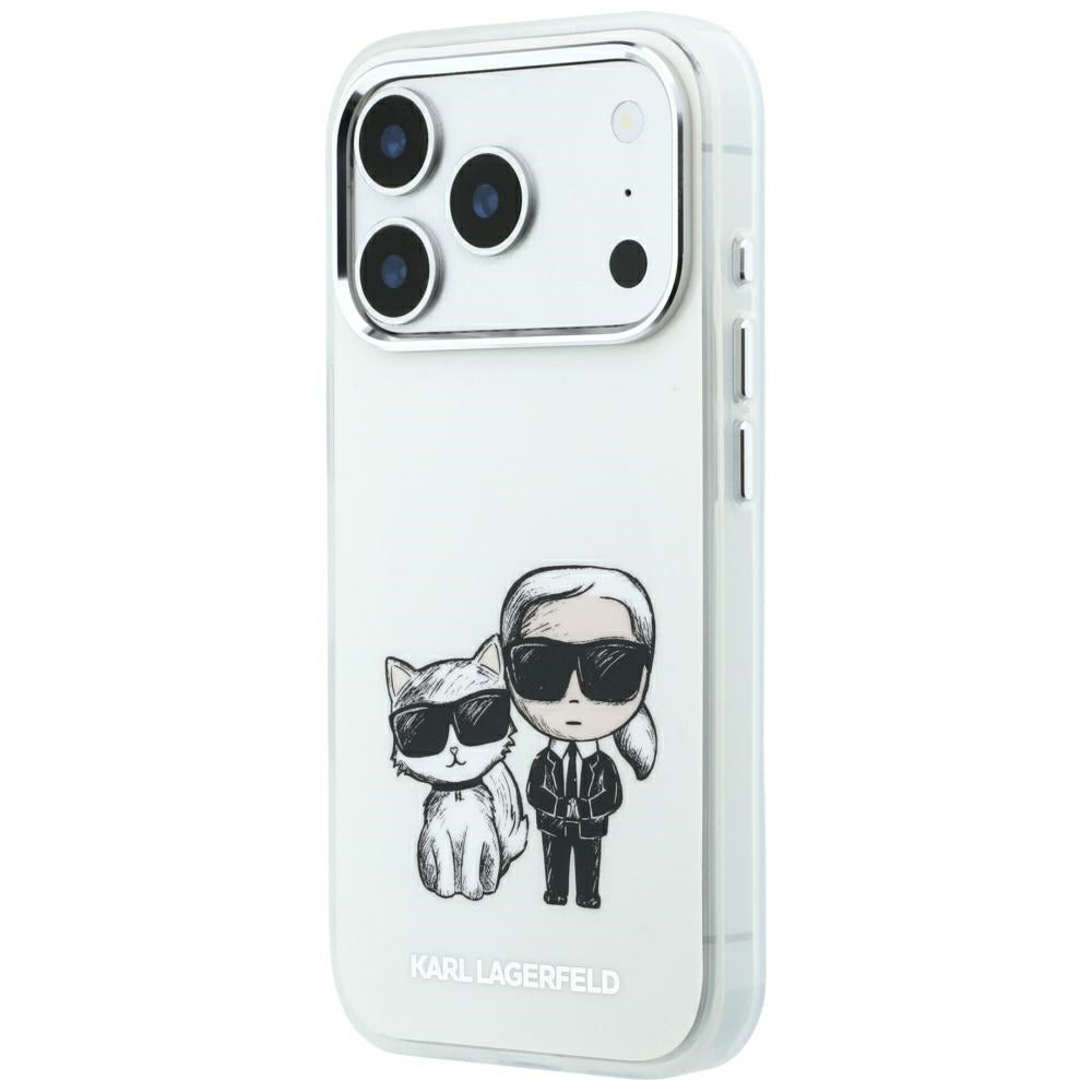 MagSafe pouzdro pro Apple iPhone 18 Pro Max / 17 Pro Max, Karl Lagerfeld, KC Bodies Sketch, Béžová