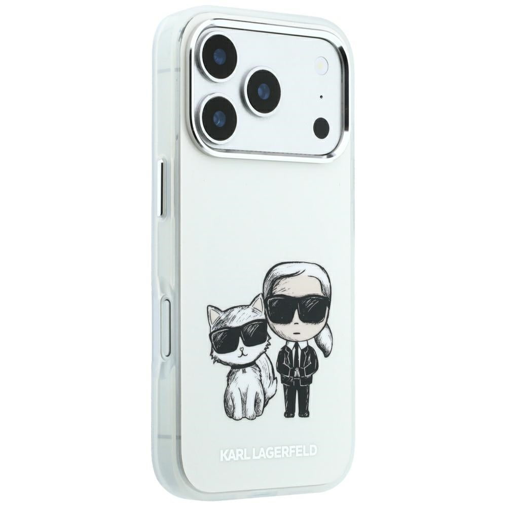 MagSafe pouzdro pro Apple iPhone 18 Pro Max / 17 Pro Max, Karl Lagerfeld, KC Bodies Sketch, Béžová
