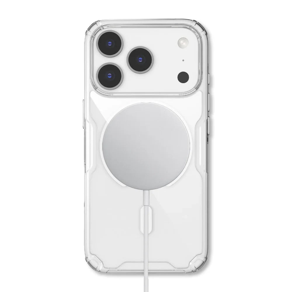MagSafe pouzdro pro Apple iPhone 18 Pro Max / 17 Pro Max, Nillkin, Nature Pro, bílé