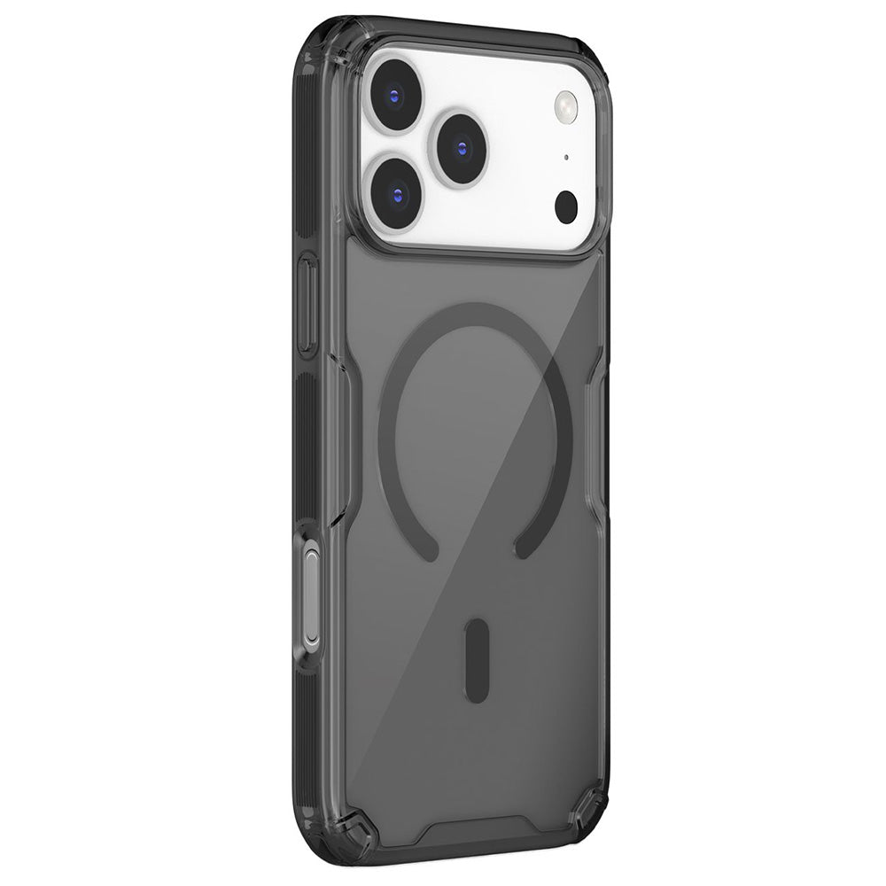 MagSafe pouzdro pro Apple iPhone 18 Pro Max / 17 Pro Max, Nillkin, Nature Pro, Černé průhledné