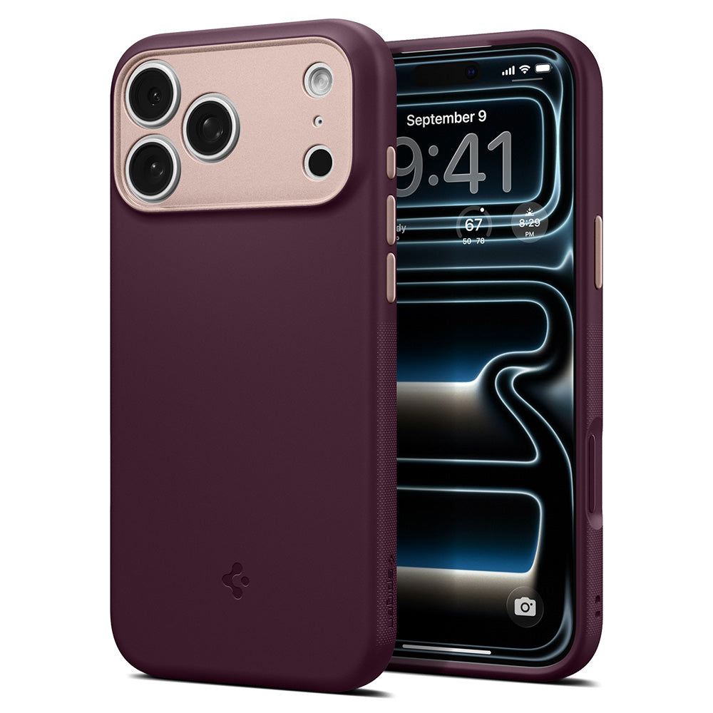 MagSafe pouzdro pro Apple iPhone 18 Pro Max / 17 Pro Max, Spigen, Caseology Nano Pop, vínová ACS12141