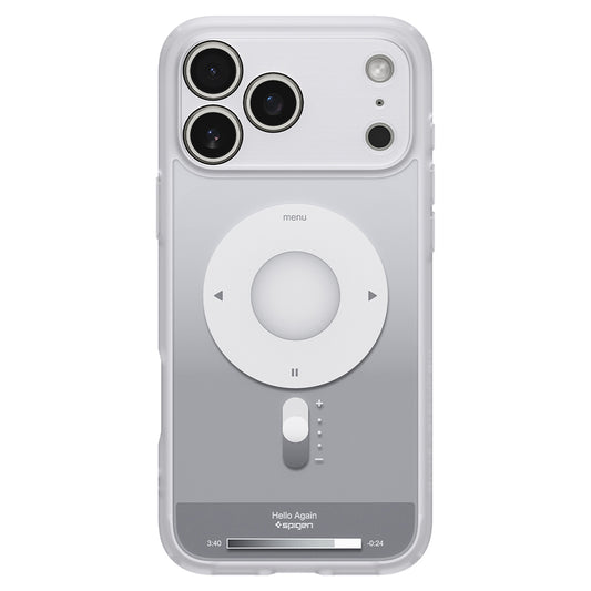 MagSafe pouzdro pro Apple iPhone 18 Pro Max / 17 Pro Max, Spigen, Ultra Hybrid Classic, Stříbrné ACS12130