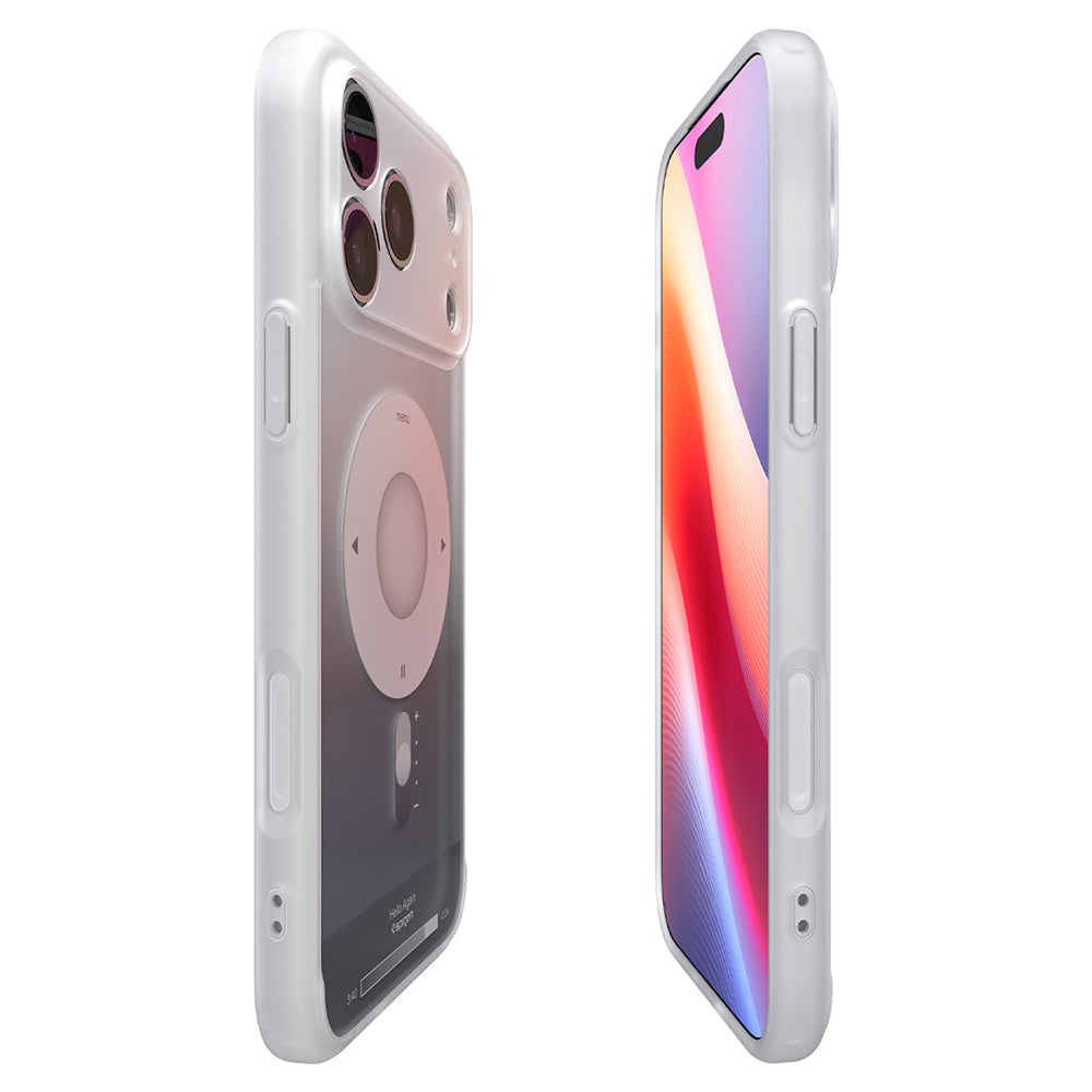 MagSafe pouzdro pro Apple iPhone 18 Pro Max / 17 Pro Max, Spigen, Ultra Hybrid Classic, Stříbrné ACS12130