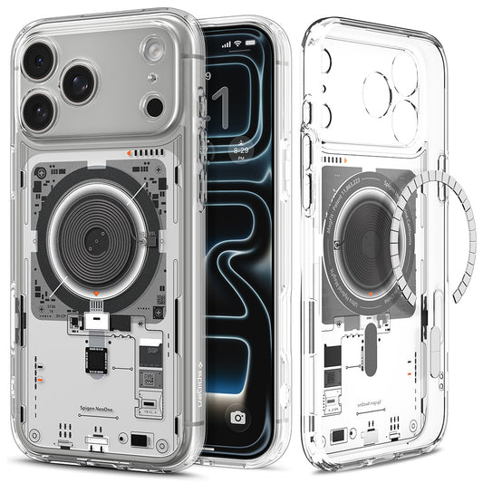 MagSafe pouzdro pro Apple iPhone 18 Pro Max / 17 Pro Max, Spigen, Ultra Hybrid Neo One, Transparentní ACS12129