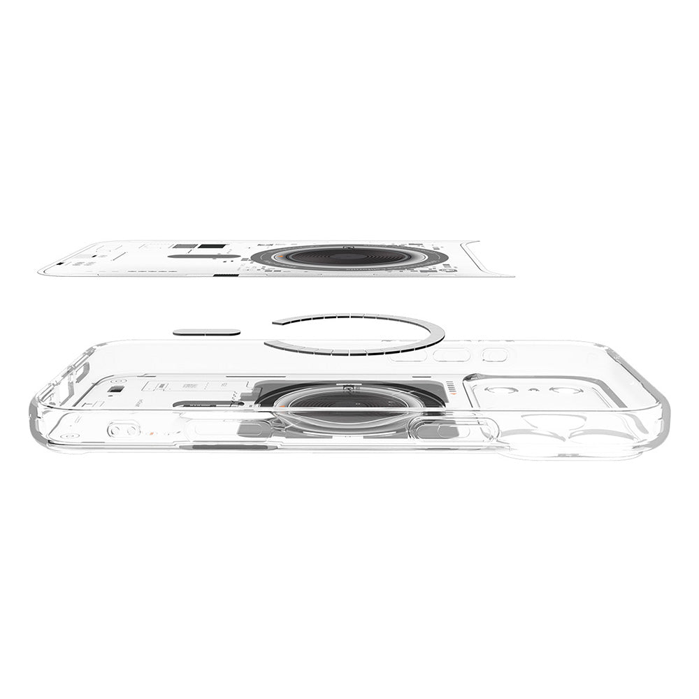 MagSafe pouzdro pro Apple iPhone 18 Pro Max / 17 Pro Max, Spigen, Ultra Hybrid Neo One, Transparentní ACS12129