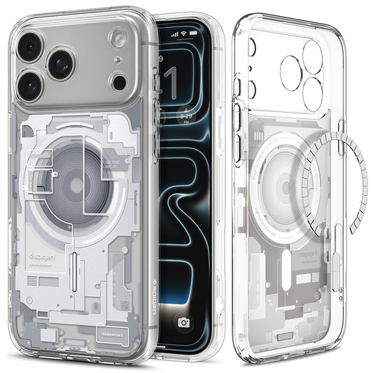 MagSafe pouzdro pro Apple iPhone 18 Pro Max / 17 Pro Max, Spigen, Ultra Hybrid Zero One, bílé ACS12126
