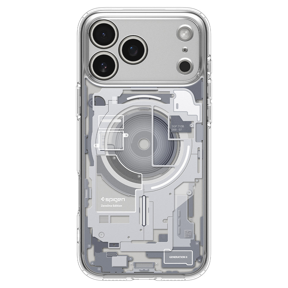 MagSafe pouzdro pro Apple iPhone 18 Pro Max / 17 Pro Max, Spigen, Ultra Hybrid Zero One, bílé ACS12126