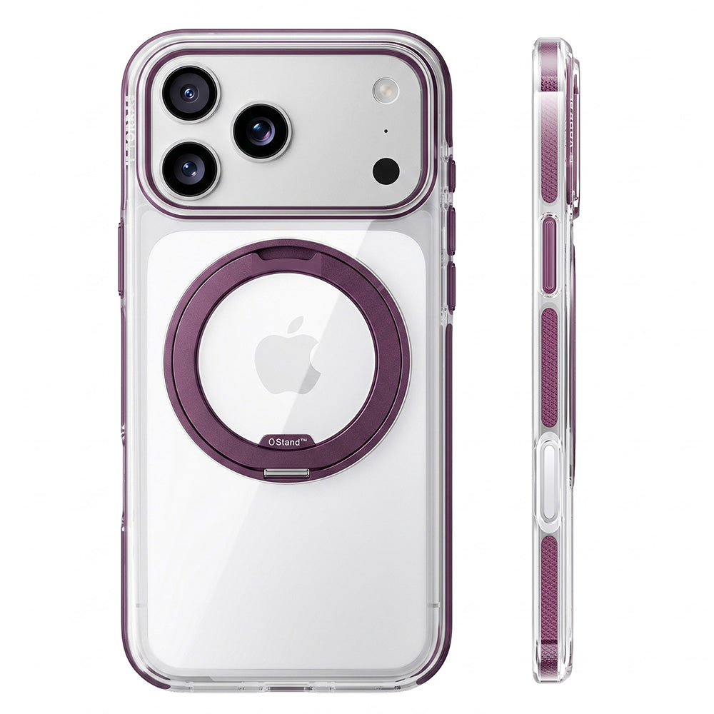 MagSafe pouzdro pro Apple iPhone 18 Pro Max / 17 Pro Max, Torras, Ostand O3 Light, Fialové
