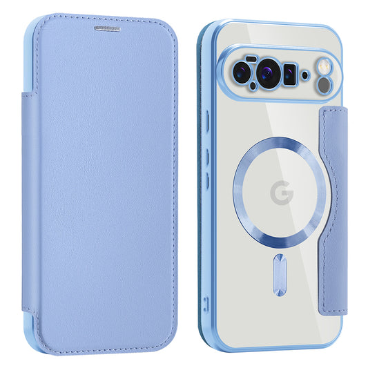 MagSafe pouzdro pro Google Pixel 10 Pro XL, Techsuit, SmartMag Book, modré