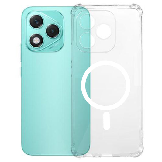 MagSafe pouzdro pro Honor 400 Lite, Techsuit, nárazuvzdorné, průhledné