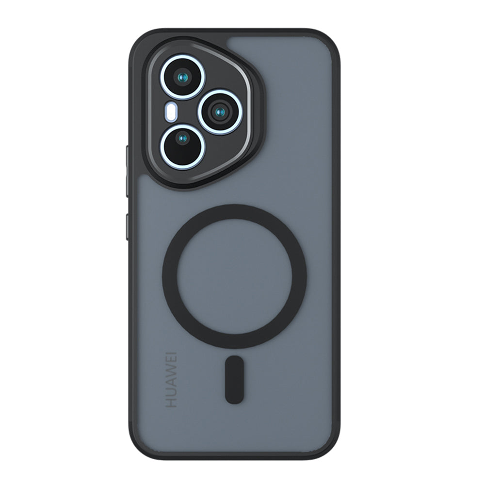 MagSafe pouzdro pro Honor 400 Pro, Techsuit, PureFrost, Černá saténová