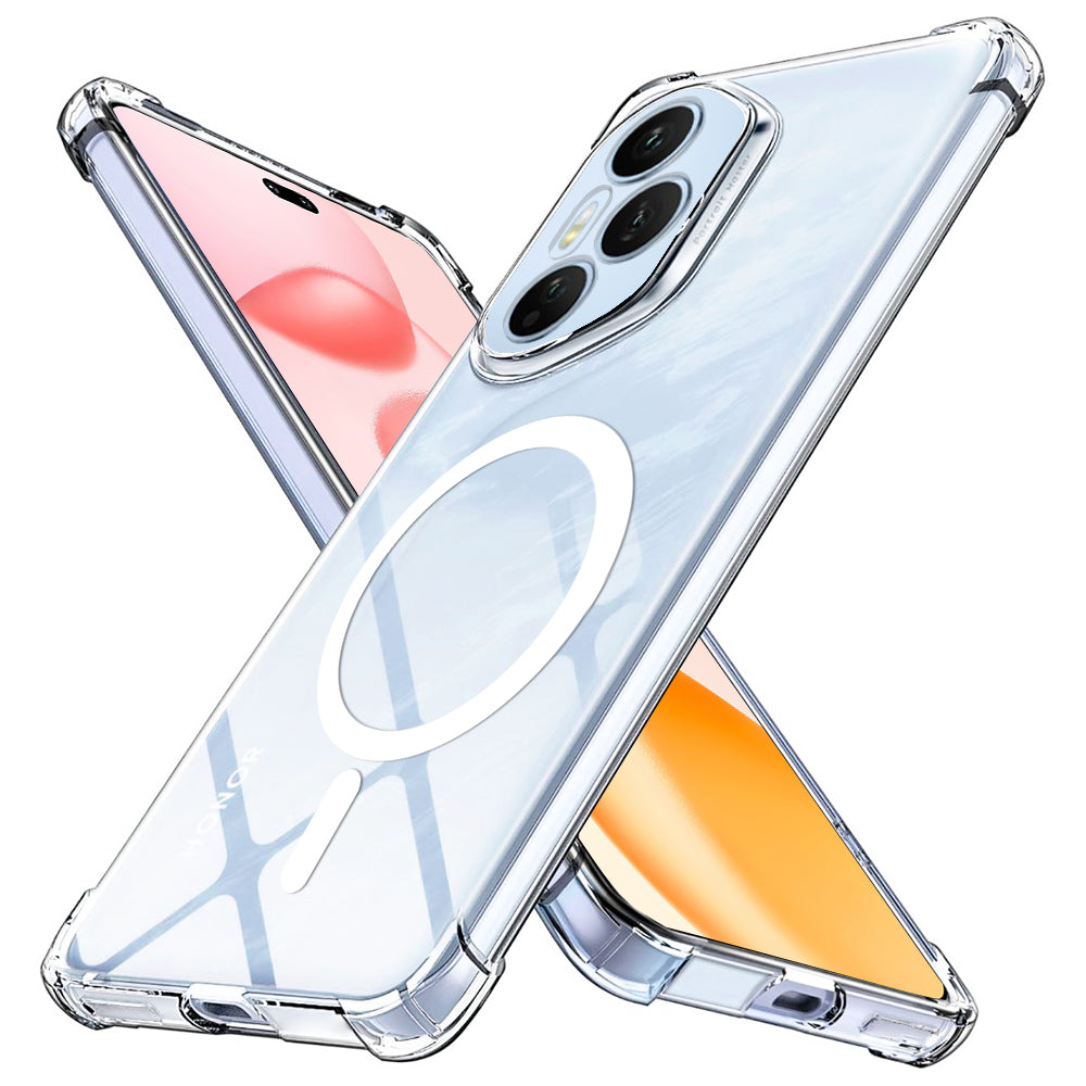 MagSafe pouzdro pro Honor 400 Pro, Techsuit, nárazuvzdorné, průhledné